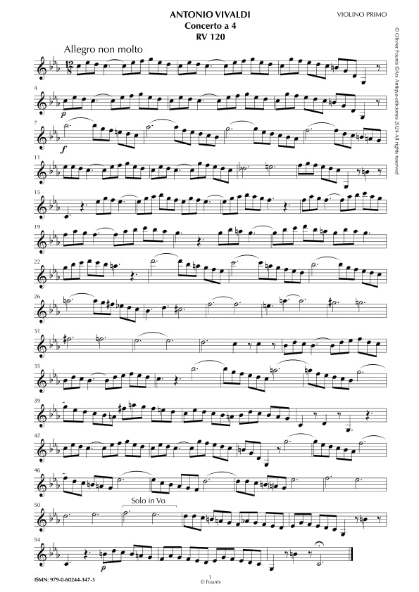 RV 120 Concerto per archi in do minore