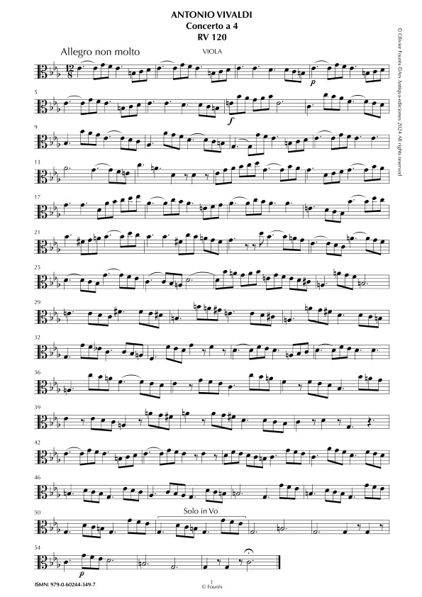 RV 120 Concerto per archi in do minore