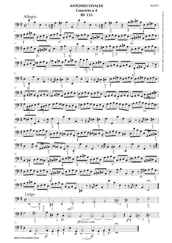 RV 133 Concerto per archi in mi minore