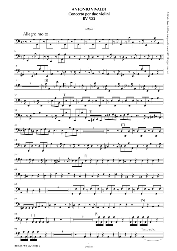 RV 523 Concerto per 2 Violini in la minore