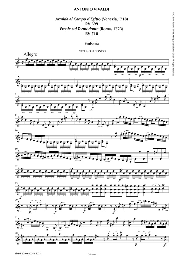 Sinfonia di ARMIDA - ERCOLE SUL TERMODONTE (RV699-RV710)