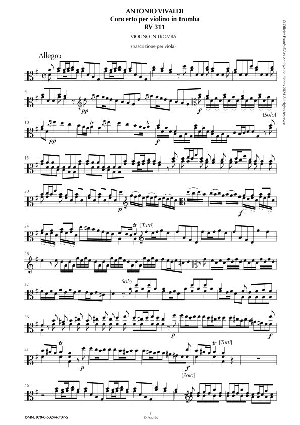 CONCERTI E SONATE PER VIOLA VOL.1