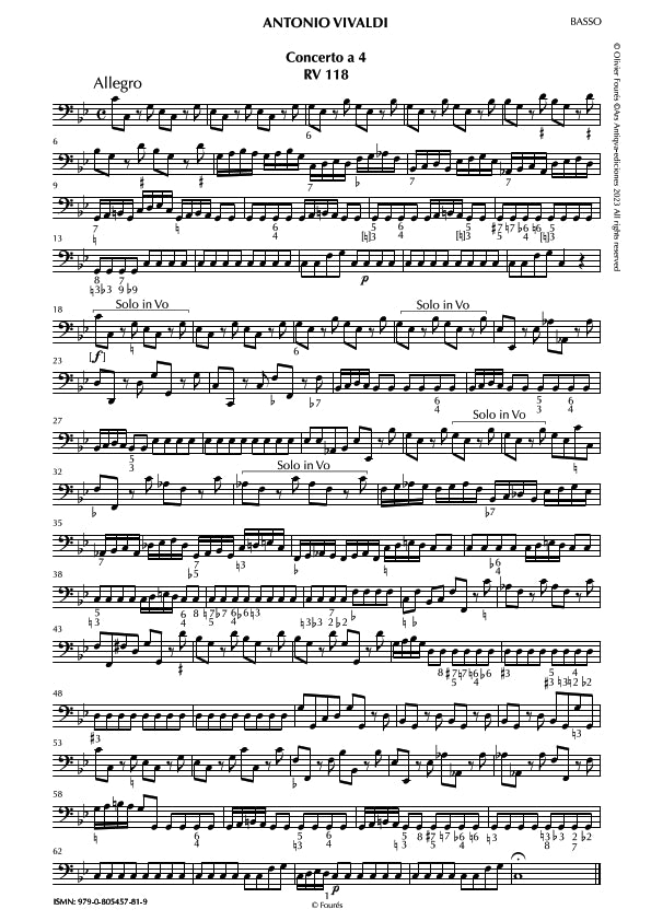 RV 118 Concerto per archi in do minore