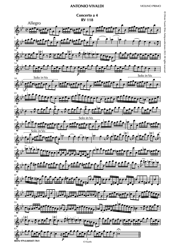 RV 118 Concerto per archi in do minore