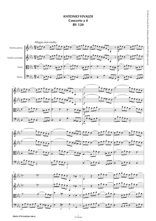 RV 120 Concerto per archi in do minore