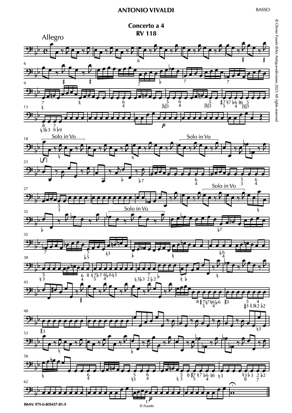 RV 118 Concerto per archi in do minore