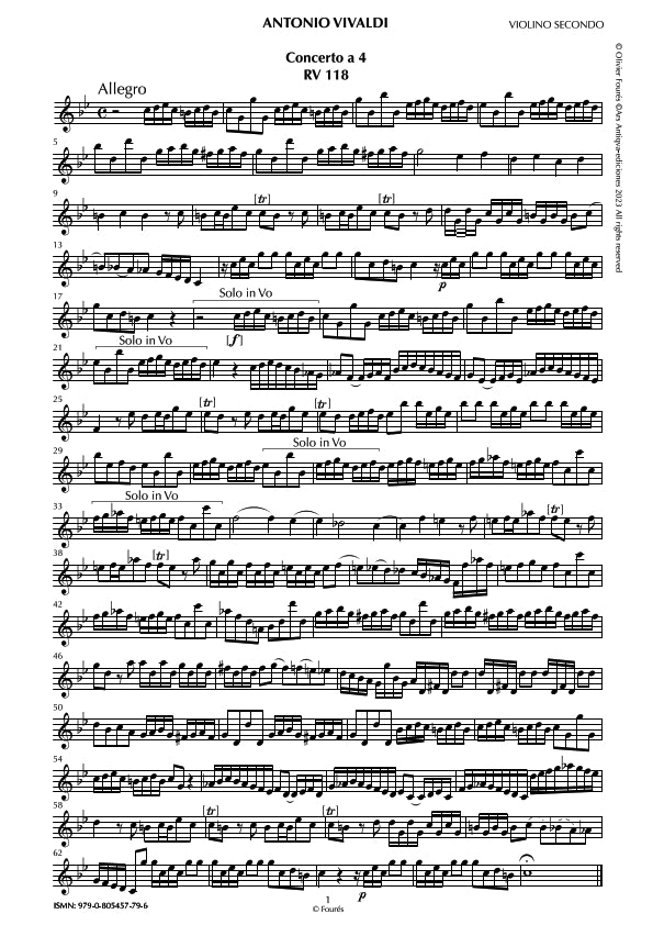 RV 118 Concerto per archi in do minore