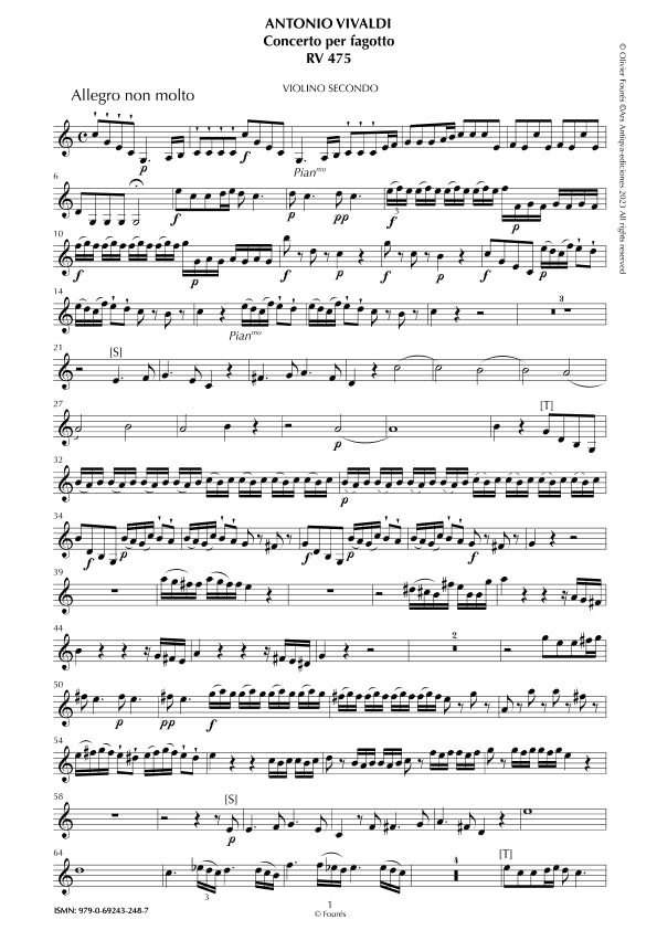 RV 475 Concerto per Fagotto in Do maggiore